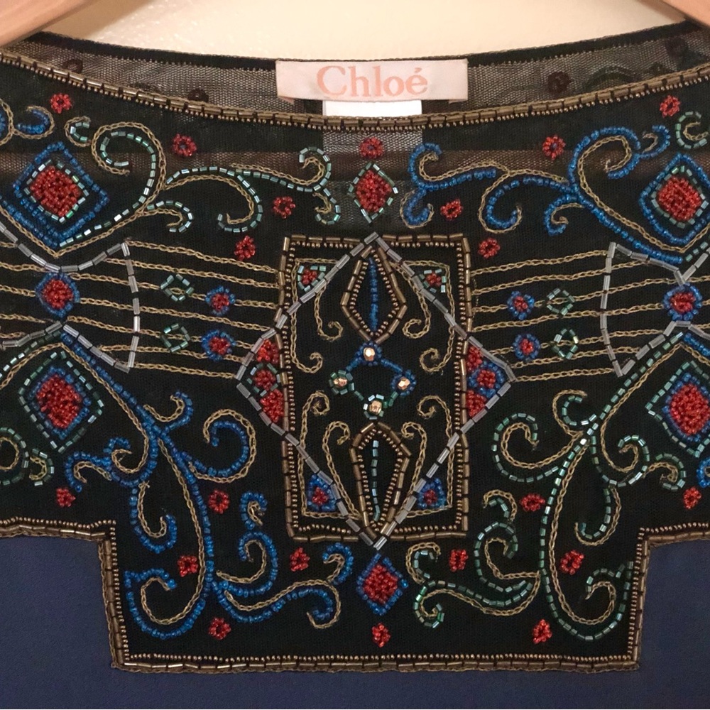 Chloé Stella McCartney Veronique Beaded Blouse (Fall 2000 Runway)